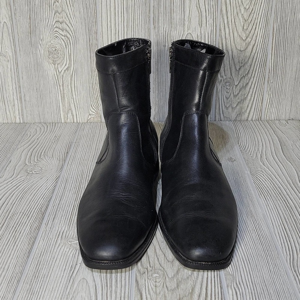 Blondo Leather Black Waterproof Boots, Men's 11.5 - Picture 4 of 16